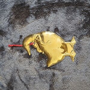 Department 56 Made in Hong Kong Golden Goose Ornament